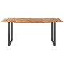 Mesa de comedor de madera maciza de acacia 180x90x76 cm de , Mesas de cocina y de comedor - Ref: Foro24-286472, Precio: 420,8...