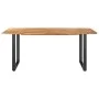 Mesa de comedor de madera maciza de acacia 180x90x76 cm de , Mesas de cocina y de comedor - Ref: Foro24-286472, Precio: 412,5...