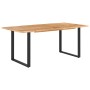 Mesa de comedor de madera maciza de acacia 180x90x76 cm de , Mesas de cocina y de comedor - Ref: Foro24-286472, Precio: 420,8...