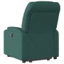Sillón masaje eléctrico reclinable elevable tela verde oscuro en Sillones | Comprar online en Foru.es