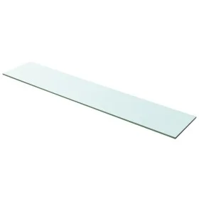 Clear glass shelf panel 100x20 cm by vidaXL, Shelves and shelves - Ref: Foro24-243844, Price: 21,49 €, Discount: %