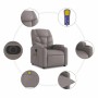 Sillón de masaje eléctrico reclinable elevable tela taupé en Sillones | Comprar online en Foru.es