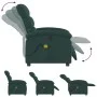 Dark Green Fabric Reclining Massage Chair by , Armchairs - Ref: Foro24-371707, Price: 226,62 €, Discount: %