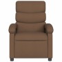 Sillón reclinable con masaje de tela marrón de , Sillones - Ref: Foro24-371705, Precio: 207,26 €, Descuento: %
