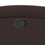Sillón reclinable de tela marrón oscuro de , Sillones - Ref: Foro24-371694, Precio: 192,12 €, Descuento: %