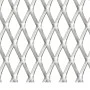 Gartenzaun aus Edelstahl 100x85 cm 45x20x4 mm von vidaXL, Zaunpaneele - Ref: Foro24-142285, Preis: 95,48 €, Rabatt: %