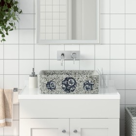 Lavabo de encimera rectangular cerámica multicolor 46x35,5x13cm de , Lavabos - Ref: Foro24-155074, Precio: 129,02 €, Descuent...