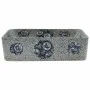 Lavabo de encimera rectangular cerámica multicolor 46x35,5x13cm de , Lavabos - Ref: Foro24-155074, Precio: 127,01 €, Descuent...
