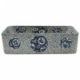 Lavabo de encimera rectangular cerámica multicolor 46x35,5x13cm de , Lavabos - Ref: Foro24-155074, Precio: 129,02 €, Descuent...