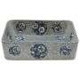 Lavabo de encimera rectangular cerámica multicolor 46x35,5x13cm de , Lavabos - Ref: Foro24-155074, Precio: 129,02 €, Descuent...