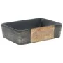Rechteckiges schwarzbraunes Keramik-Aufsatzwaschbecken 46x35,5x13 cm von , Sinkt - Ref: Foro24-155076, Preis: 137,25 €, Rabat...