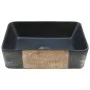 Rechteckiges schwarzbraunes Keramik-Aufsatzwaschbecken 46x35,5x13 cm von , Sinkt - Ref: Foro24-155076, Preis: 137,25 €, Rabat...