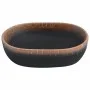 Black orange ceramic oval countertop sink 47x33x13cm by , Sinks - Ref: Foro24-155069, Price: 103,29 €, Discount: %