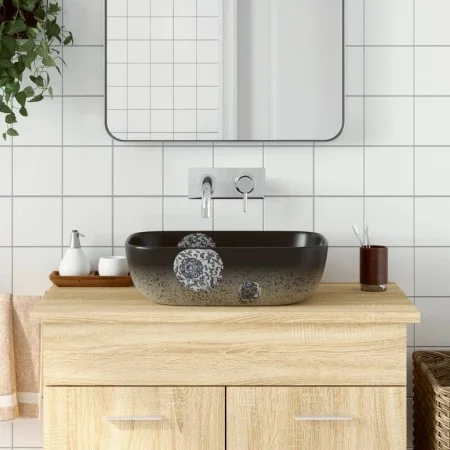Multicolor ceramic rectangular countertop washbasin 48x37.5x13.5cm by , Sinks - Ref: Foro24-155095, Price: 106,44 €, Discount: %