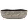 Lavabo encimera rectangular cerámica gris negro 48x37,5x13,5 cm de , Lavabos - Ref: Foro24-155097, Precio: 107,74 €, Descuent...