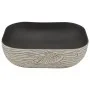Rectangular countertop washbasin gray black ceramic 48x37.5x13.5 cm by , Sinks - Ref: Foro24-155097, Price: 106,44 €, Discoun...