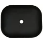 Lavabo encimera rectangular cerámica gris negro 48x37,5x13,5 cm de , Lavabos - Ref: Foro24-155097, Precio: 106,44 €, Descuent...