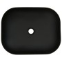 Lavabo encimera rectangular cerámica gris negro 48x37,5x13,5 cm de , Lavabos - Ref: Foro24-155097, Precio: 107,74 €, Descuent...