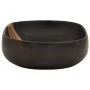 Lavabo sobre encimera ovalado cerámica negro 59x40x14 cm de , Lavabos - Ref: Foro24-155106, Precio: 136,58 €, Descuento: %