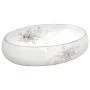 White ceramic oval countertop washbasin 59x40x15 cm by , Sinks - Ref: Foro24-155110, Price: 156,40 €, Discount: %