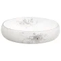 White ceramic oval countertop washbasin 59x40x15 cm by , Sinks - Ref: Foro24-155110, Price: 156,40 €, Discount: %