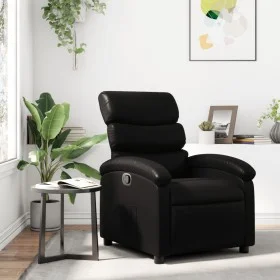 Black Faux Leather Recliner by , Armchairs - Ref: Foro24-371713, Price: 192,85 €, Discount: %