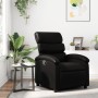 Sillón reclinable de cuero sintético negro de , Sillones - Ref: Foro24-371713, Precio: 207,50 €, Descuento: %