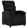 Sillón reclinable de cuero sintético negro de , Sillones - Ref: Foro24-371713, Precio: 192,85 €, Descuento: %