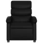 Sillón reclinable de cuero sintético negro de , Sillones - Ref: Foro24-371713, Precio: 192,85 €, Descuento: %