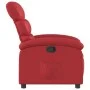 Sillón reclinable de cuero sintético rojo de , Sillones - Ref: Foro24-371718, Precio: 195,23 €, Descuento: %