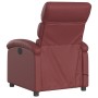 Sillón de masaje reclinable cuero sintético rojo tinto de , Sillones - Ref: Foro24-371724, Precio: 188,65 €, Descuento: %