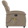 Sillón de masaje reclinable cuero sintético color capuchino de , Sillones - Ref: Foro24-371726, Precio: 252,76 €, Descuento: %