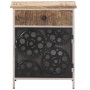 Mesita de noche de madera de mango rugosa 40x30x50 cm de vidaXL, Mesitas de noche - Ref: Foro24-323738, Precio: 75,64 €, Desc...