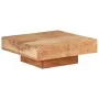Mesa de centro de madera maciza de acacia 80x80x28 cm de , Mesas de centro - Ref: Foro24-323593, Precio: 187,84 €, Descuento: %