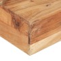 Mesa de centro de madera maciza de acacia 80x80x28 cm de , Mesas de centro - Ref: Foro24-323593, Precio: 176,97 €, Descuento: %