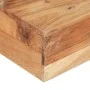 Mesa de centro de madera maciza de acacia 80x80x28 cm de , Mesas de centro - Ref: Foro24-323593, Precio: 187,84 €, Descuento: %