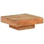 Mesa de centro de madera maciza de acacia 80x80x28 cm de , Mesas de centro - Ref: Foro24-323593, Precio: 187,84 €, Descuento: %