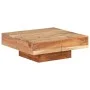 Mesa de centro de madera maciza de acacia 80x80x28 cm de , Mesas de centro - Ref: Foro24-323593, Precio: 187,84 €, Descuento: %