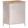 Mesita de noche de madera de mango rugosa 40x30x50 cm de vidaXL, Mesitas de noche - Ref: Foro24-323738, Precio: 75,64 €, Desc...