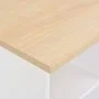 Sonoma white and oak high bar table 60x60x110 cm by , Kitchen and dining tables - Ref: Foro24-280209, Price: 85,55 €, Discoun...