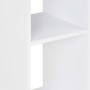 Mesa alta de bar blanco y roble Sonoma 60x60x110 cm de , Mesas de cocina y de comedor - Ref: Foro24-280209, Precio: 86,53 €, ...
