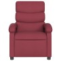 Sillón reclinable de tela rojo tinto de , Sillones - Ref: Foro24-371692, Precio: 192,49 €, Descuento: %