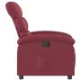 Sillón reclinable de tela rojo tinto de , Sillones - Ref: Foro24-371692, Precio: 189,63 €, Descuento: %