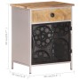 Mesita de noche de madera de mango rugosa 40x30x50 cm de vidaXL, Mesitas de noche - Ref: Foro24-323738, Precio: 75,64 €, Desc...
