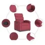 Sillón reclinable de tela rojo tinto de , Sillones - Ref: Foro24-371692, Precio: 189,63 €, Descuento: %
