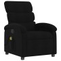 Sillón reclinable de masaje de tela negro de , Sillones - Ref: Foro24-371703, Precio: 205,72 €, Descuento: %