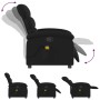 Sillón reclinable de masaje de tela negro de , Sillones - Ref: Foro24-371703, Precio: 205,72 €, Descuento: %