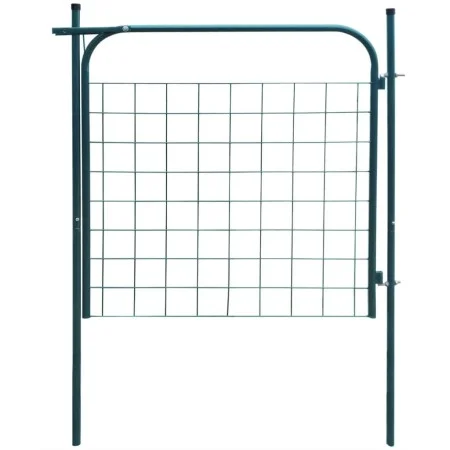 Garden fence gate 100x100 cm green by vidaXL, garden gates - Ref: Foro24-142292, Price: 99,64 €, Discount: %