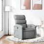 Sillón reclinable de masaje de tela gris claro de , Sillones - Ref: Foro24-371701, Precio: 203,66 €, Descuento: %