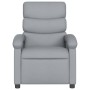 Sillón reclinable de masaje de tela gris claro de , Sillones - Ref: Foro24-371701, Precio: 206,74 €, Descuento: %